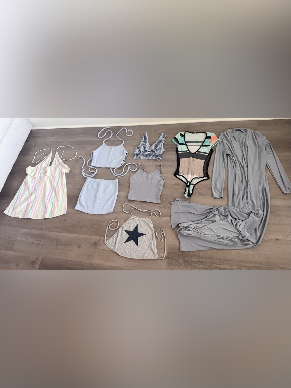 Blue aesthetic summer hue bundle of women’s clothing